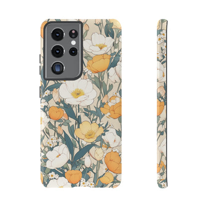 Tall White Flowers iPhone Case / Samsung Case