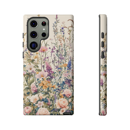 Tall Vintage Wildflowers iPhone Case / Samsung Case