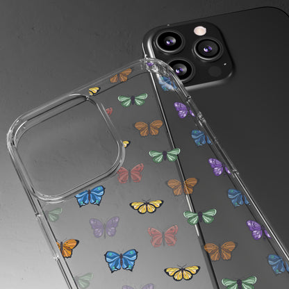 Colorful Butterflies | Clear iPhone Case / Samsung Case