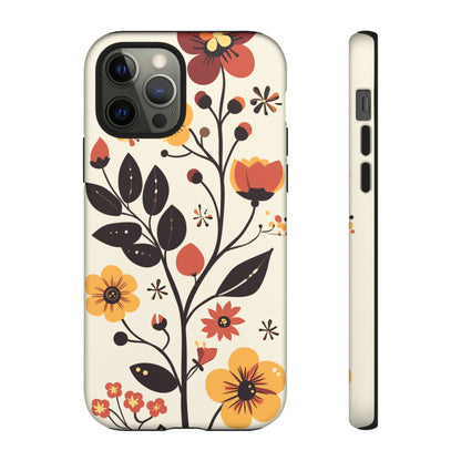 Vector Floral Vines iPhone Case