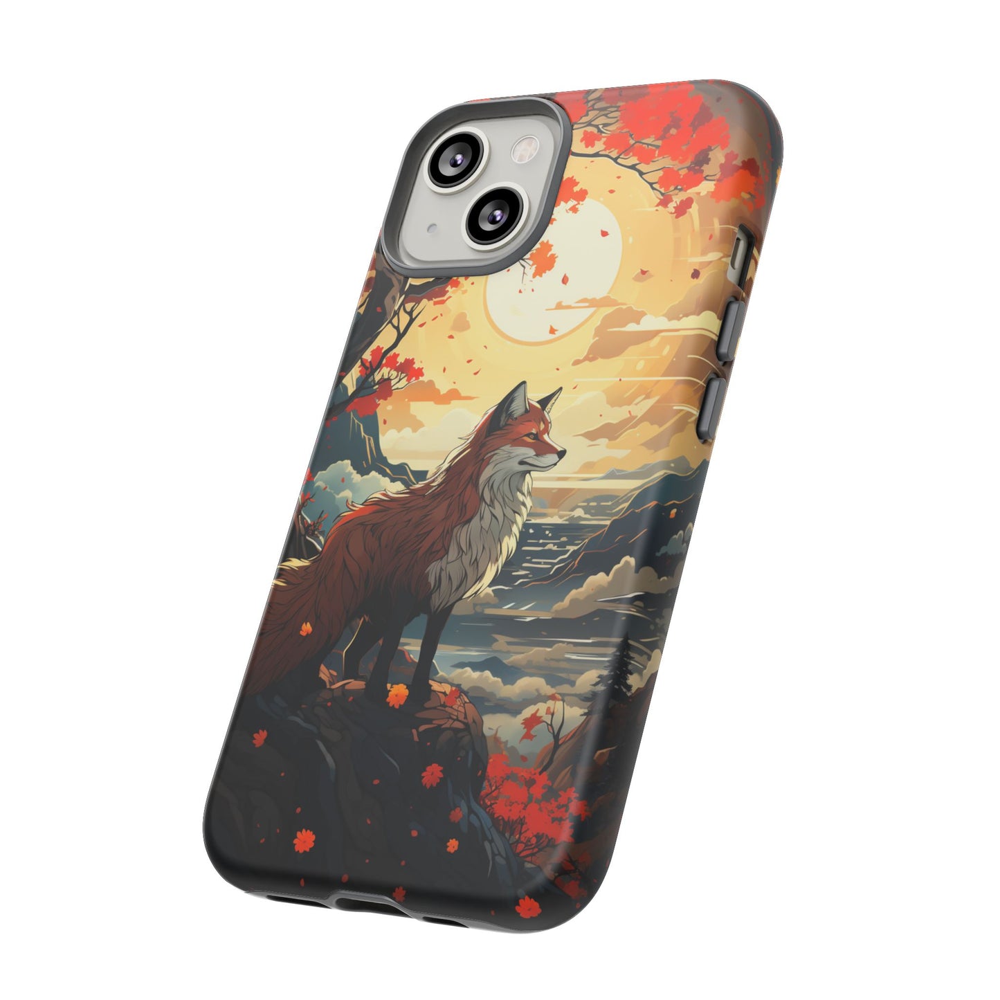 Japanese Wolf Aesthetic Phone Case