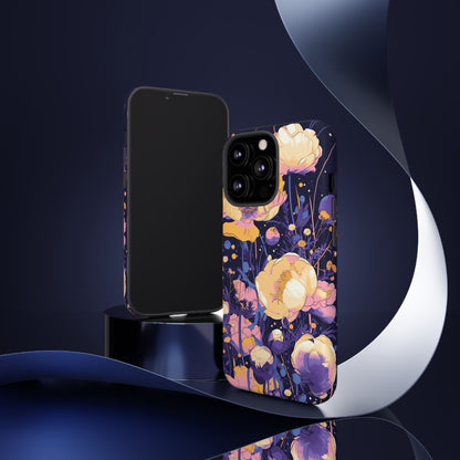 Night Cotton Flowers iPhone Case / Samsung Case