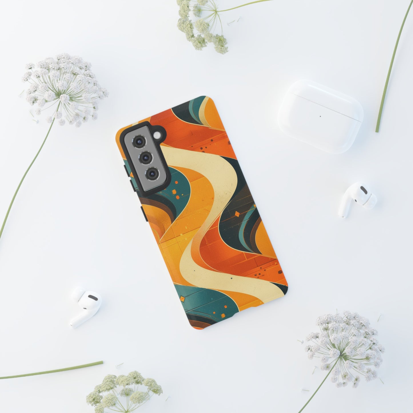 Retro Abstract Staircase iPhone Case / Samsung Case