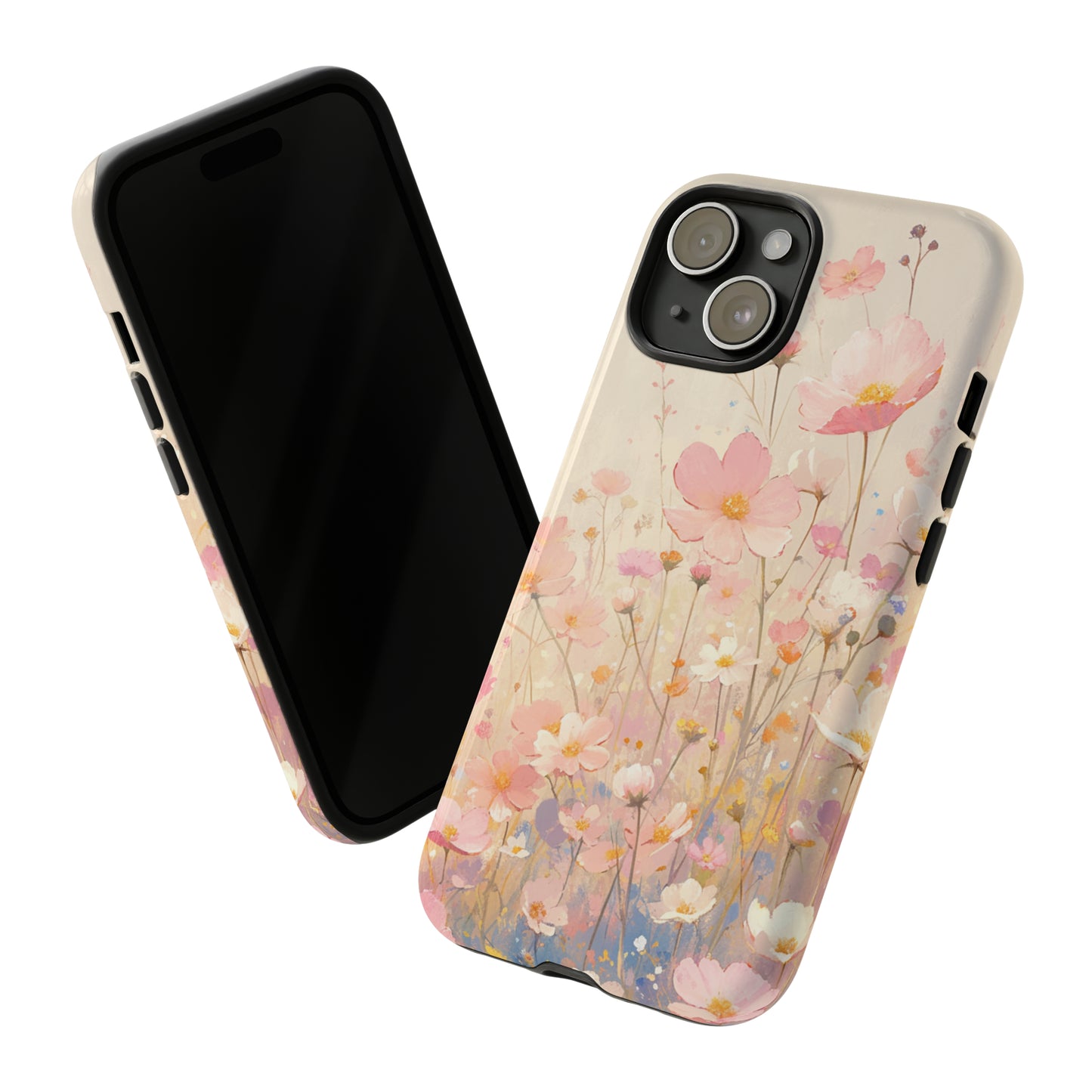 Watercolor Wildflower Aesthetic iPhone Case 15 Pro Max 14 13 12 Mini, Samsung Galaxy S24, Google Pixel 7, Gift For Flower Lover Gift For Her