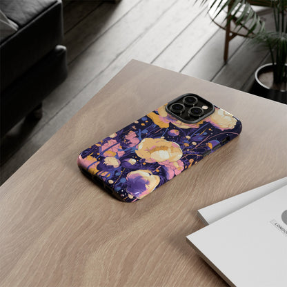 Night Cotton Flowers iPhone Case / Samsung Case