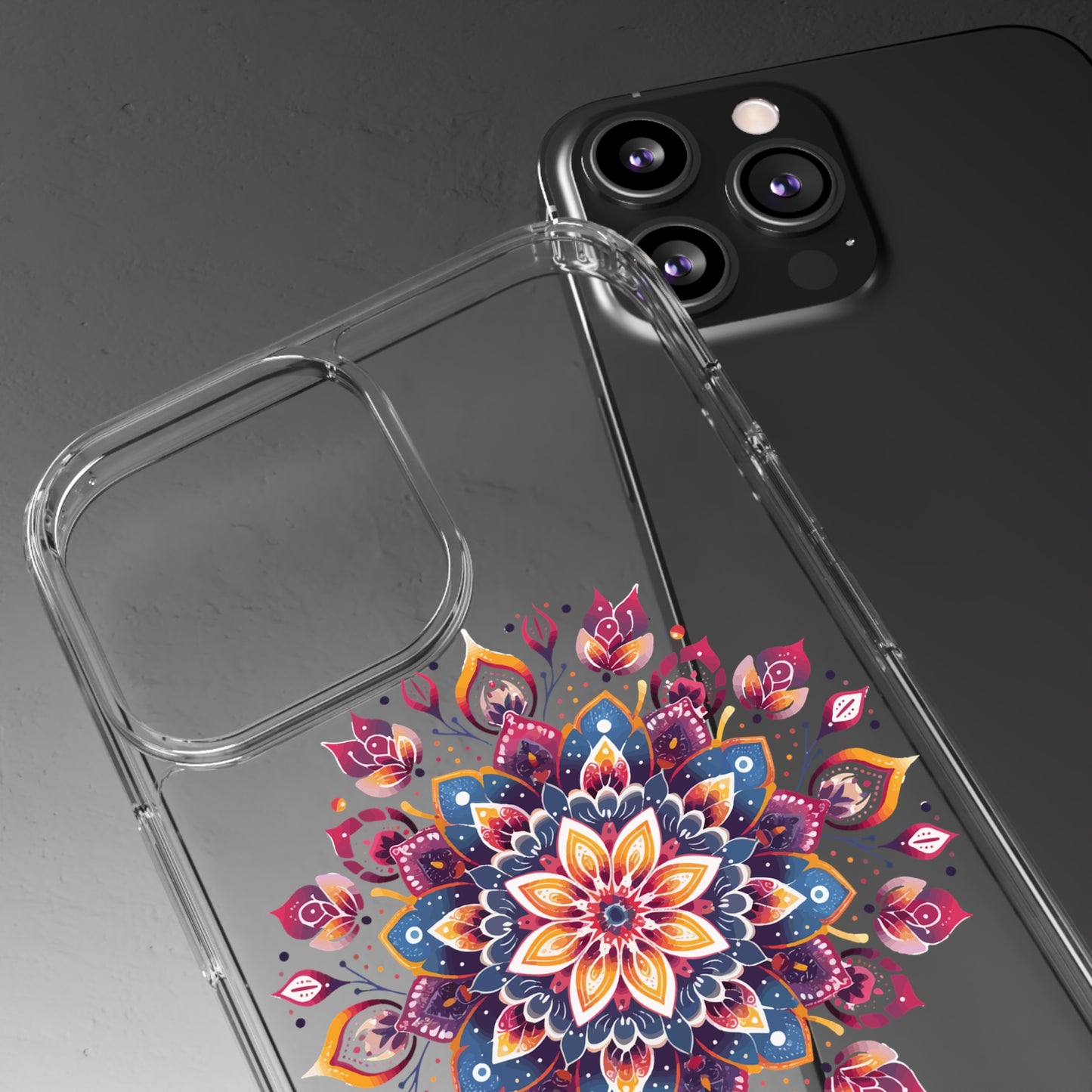 Aurora Mandala | Clear iPhone Case / Samsung Case