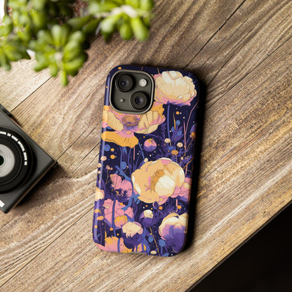 Night Cotton Flowers iPhone Case / Samsung Case