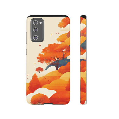 Orange Retro Landscape iPhone Case / Samsung Case