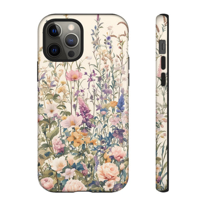 Tall Vintage Wildflowers iPhone Case / Samsung Case