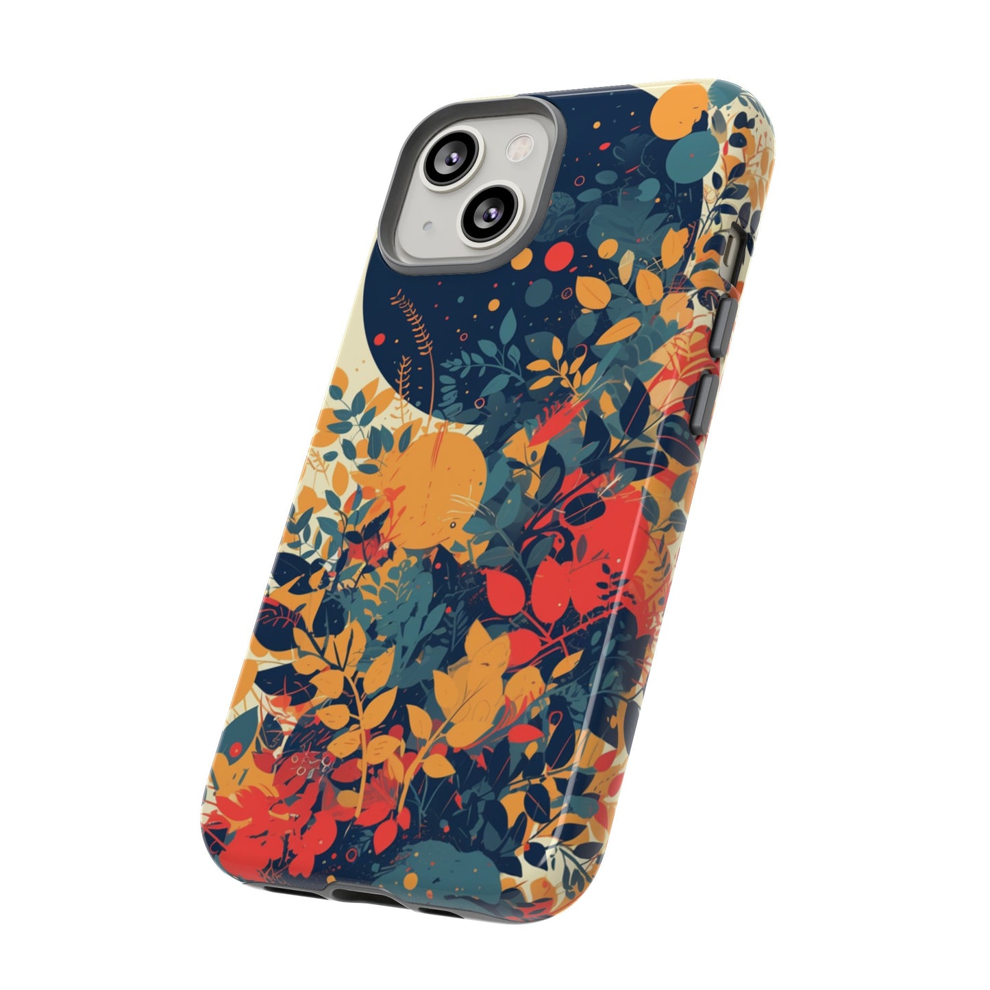 Retro Colorful Floral iPhone Case / Samsung Case