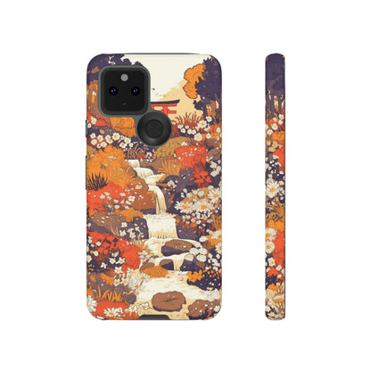 Rising Mountains & Rapid Rivers, Wildflower iPhone Case