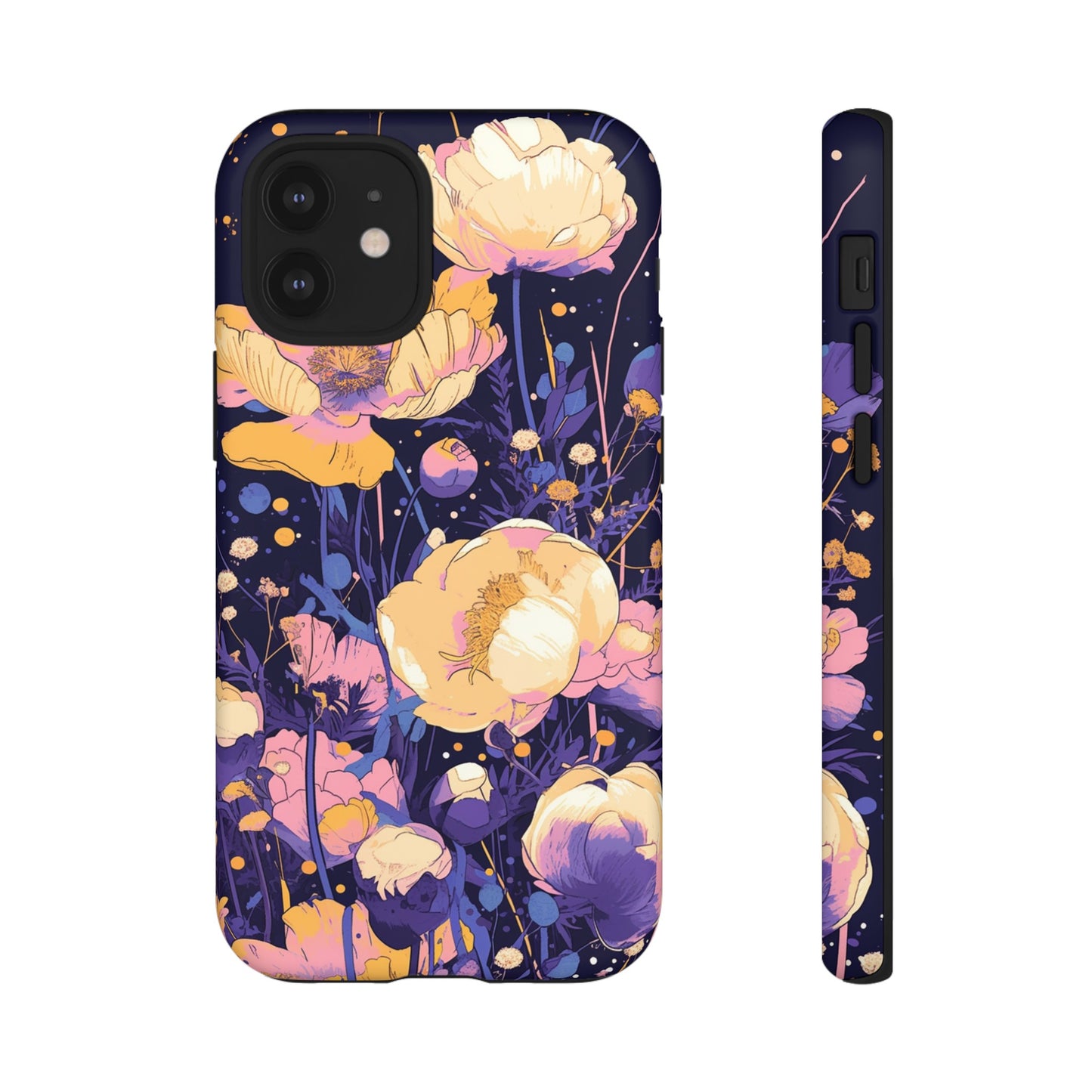 Night Cotton Flowers iPhone Case / Samsung Case