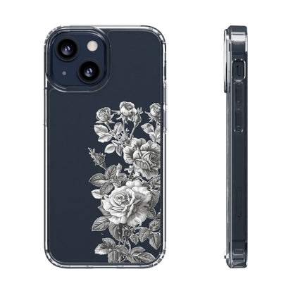 Chrome Roses | Clear iPhone Case / Samsung Case