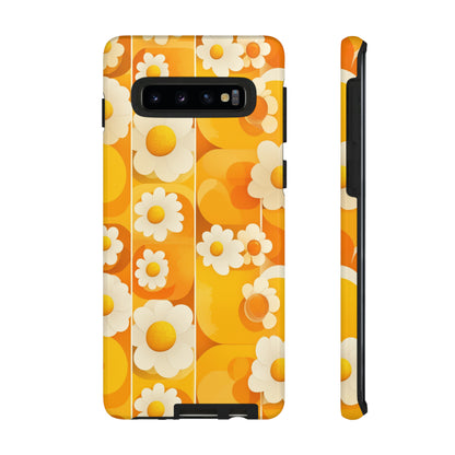 Yellow Floral Pattern Retro iPhone Case / Samsung Case