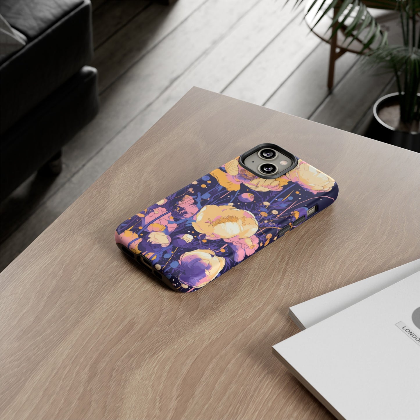 Night Cotton Flowers iPhone Case / Samsung Case