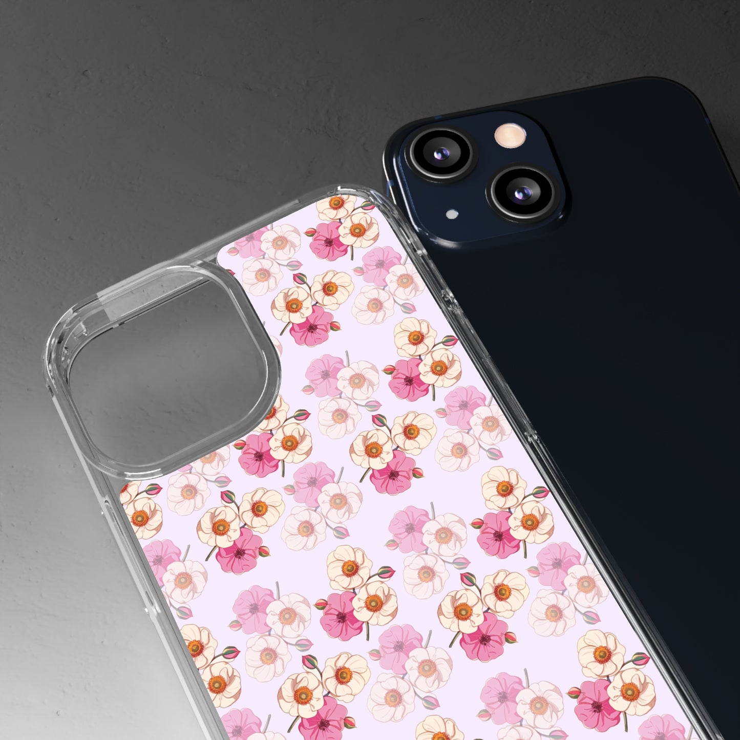 Floral Swirl | Clear iPhone Case / Samsung Case