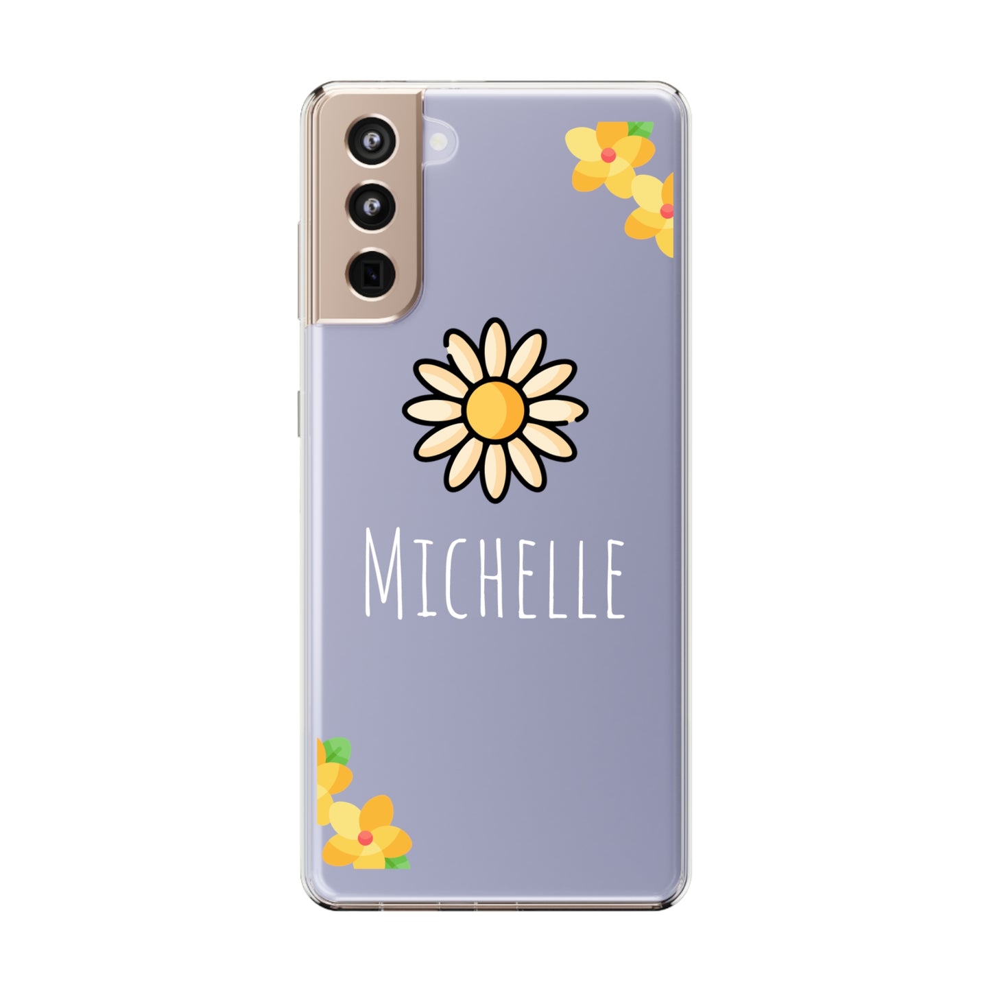 Custom Clear Sunflower | Clear iPhone Case / Samsung Case