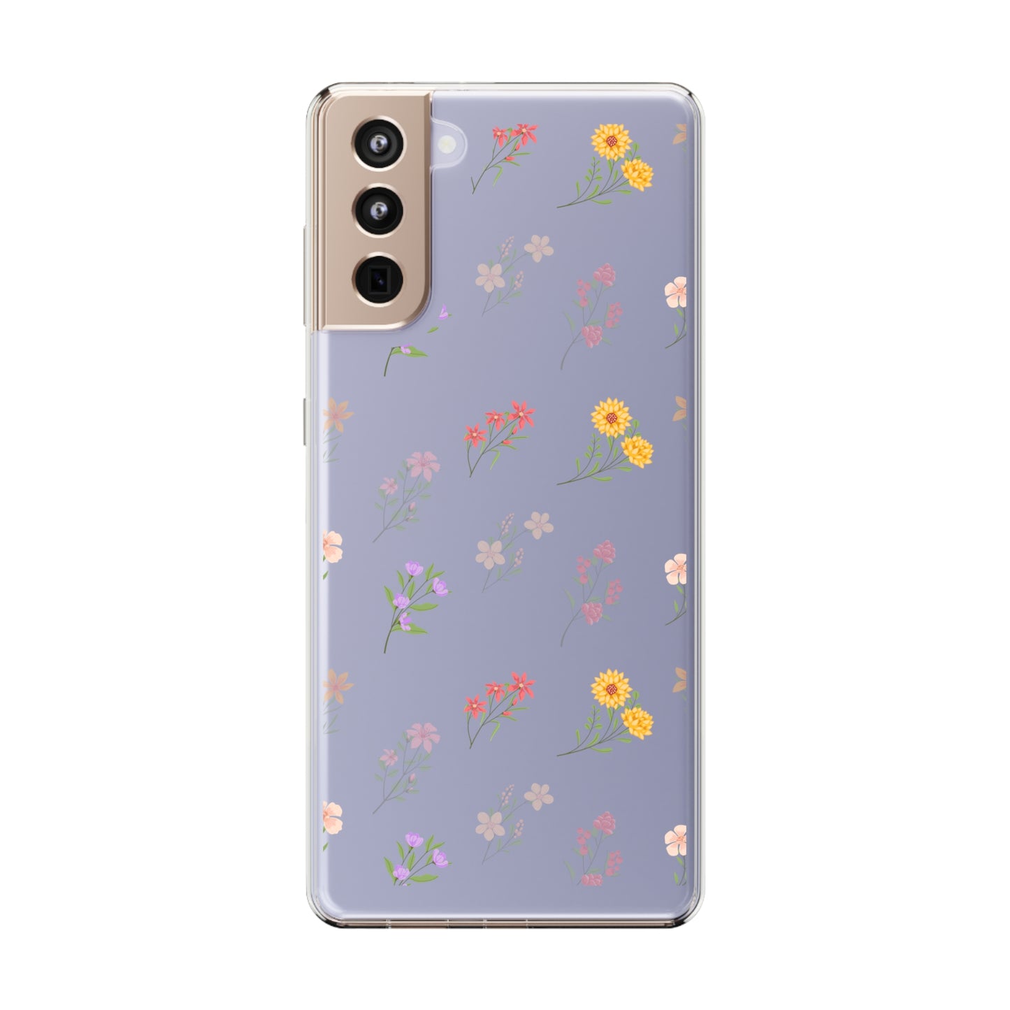 Floral Pattern | Clear iPhone Case / Samsung Case