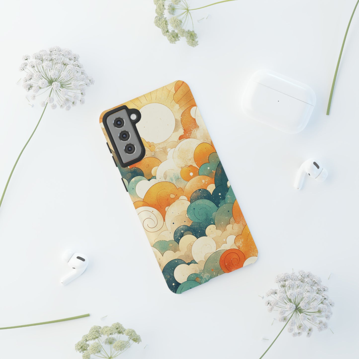 Heaven Water Color Clouds iPhone Case / Samsung Case