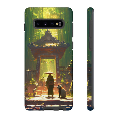 Vintage Japanese PandaTemple Aesthetic iPhone Case, iPhone 15 Pro Max 14 13 12 11 Mini, Samsung Galaxy S23 S22, Google Pixel 7 6 Pro