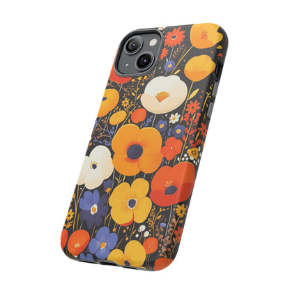 Retro Chaos, Wildflower iPhone Case / Samsung Case, Gift for Floral Lovers, Gift for Her