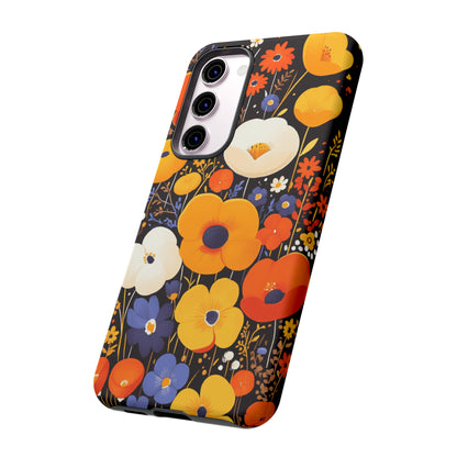 Retro Chaos, Wildflower iPhone Case / Samsung Case, Gift for Floral Lovers, Gift for Her