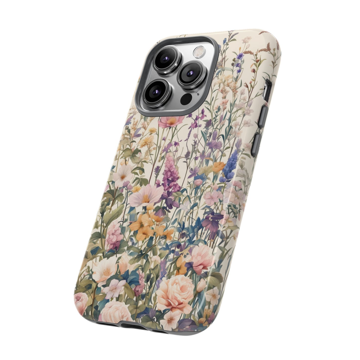 Tall Vintage Wildflowers iPhone Case / Samsung Case