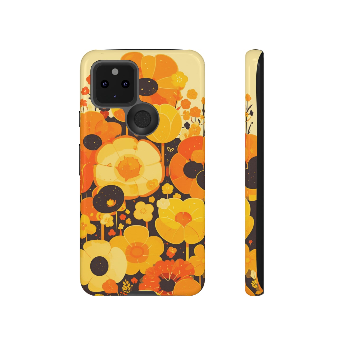 Retro Floral Pattern Illustrations iPhone Case / Samsung Case, Gift for Floral Lovers, Gift for Her