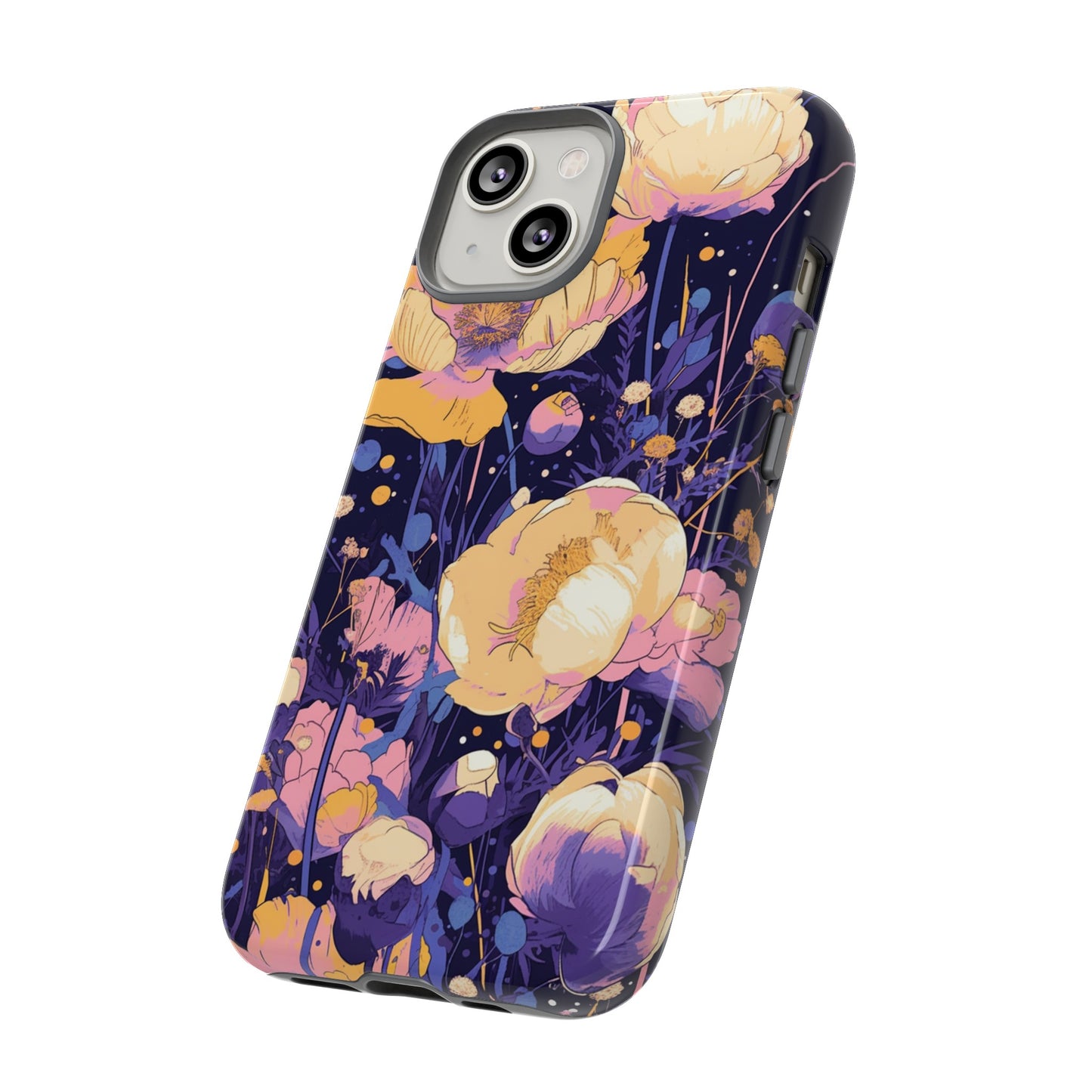 Night Cotton Flowers iPhone Case / Samsung Case