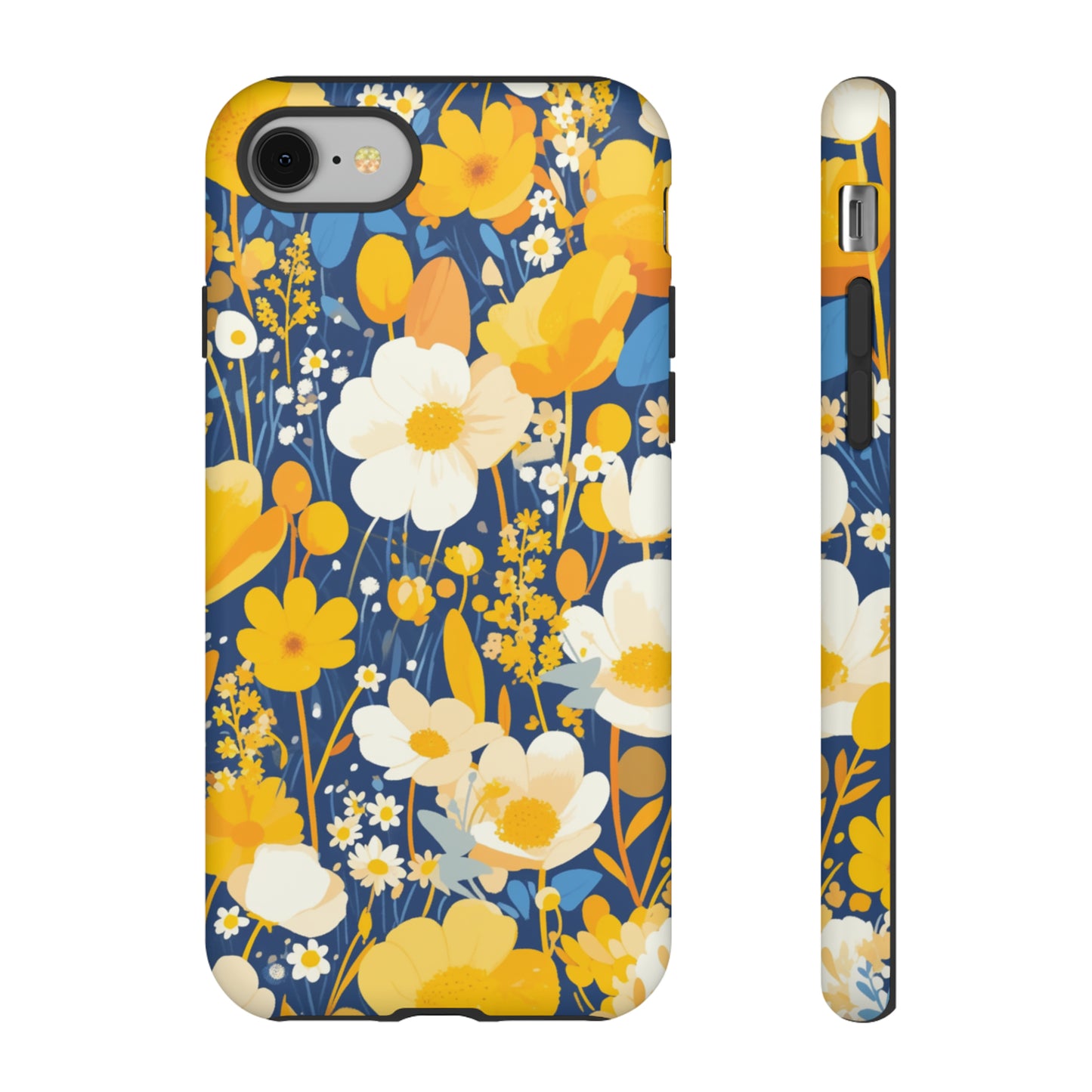 Wildflower Abstract Retro 70s iPhone Case / Samsung Case