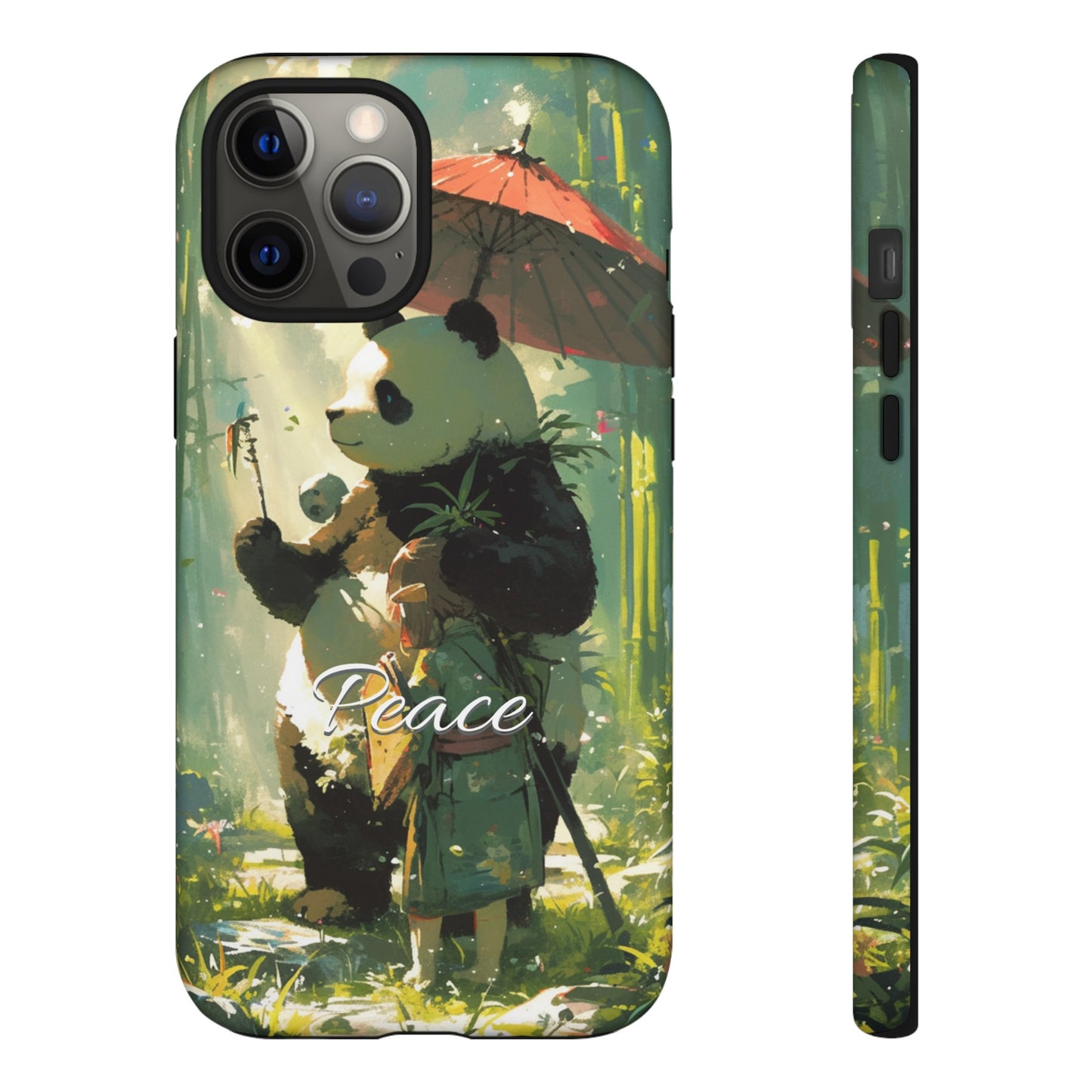 Japanese Aesthetic Vintage Panda iPhone Case / Samsung Case | "Peace"