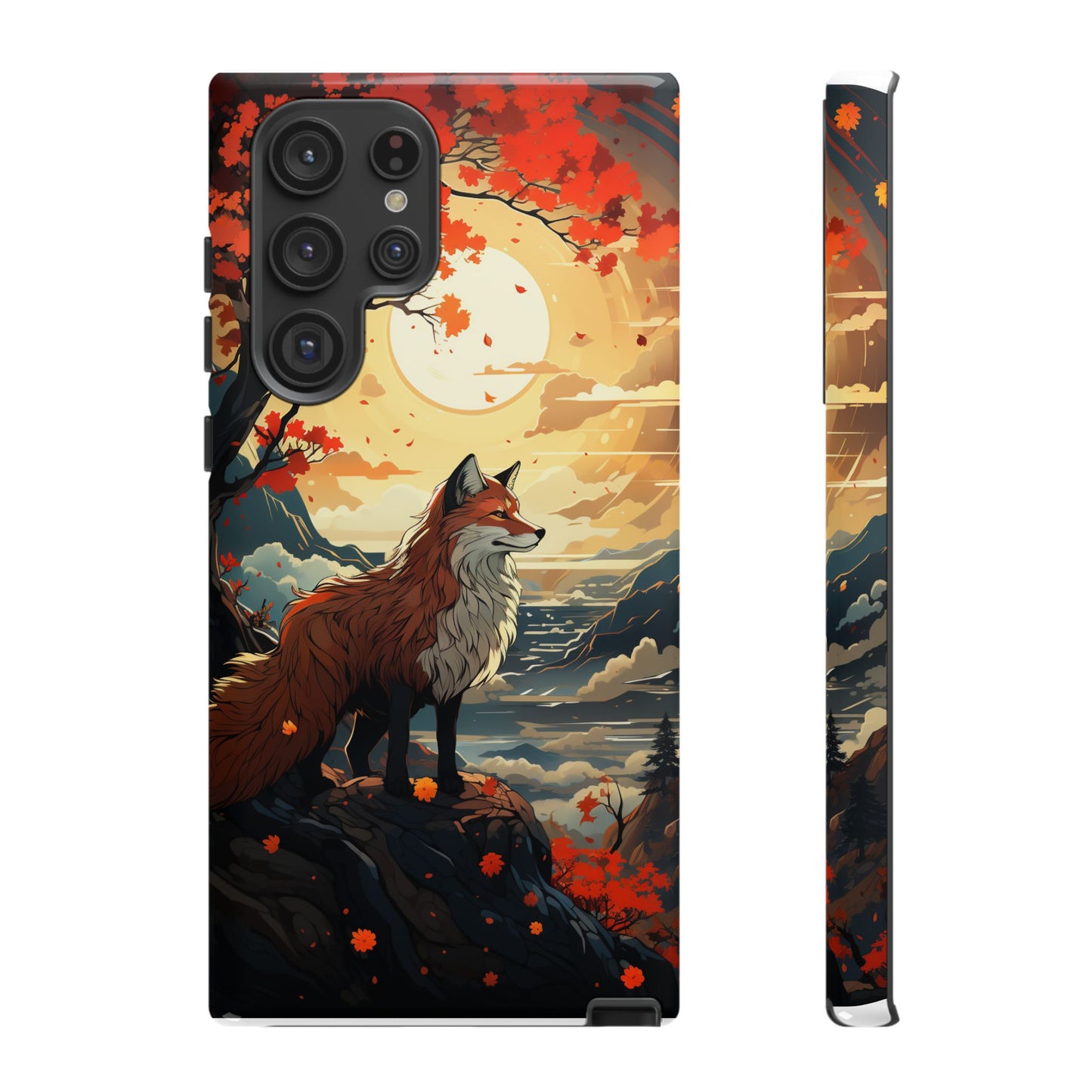 Japanese Wolf Aesthetic Phone Case