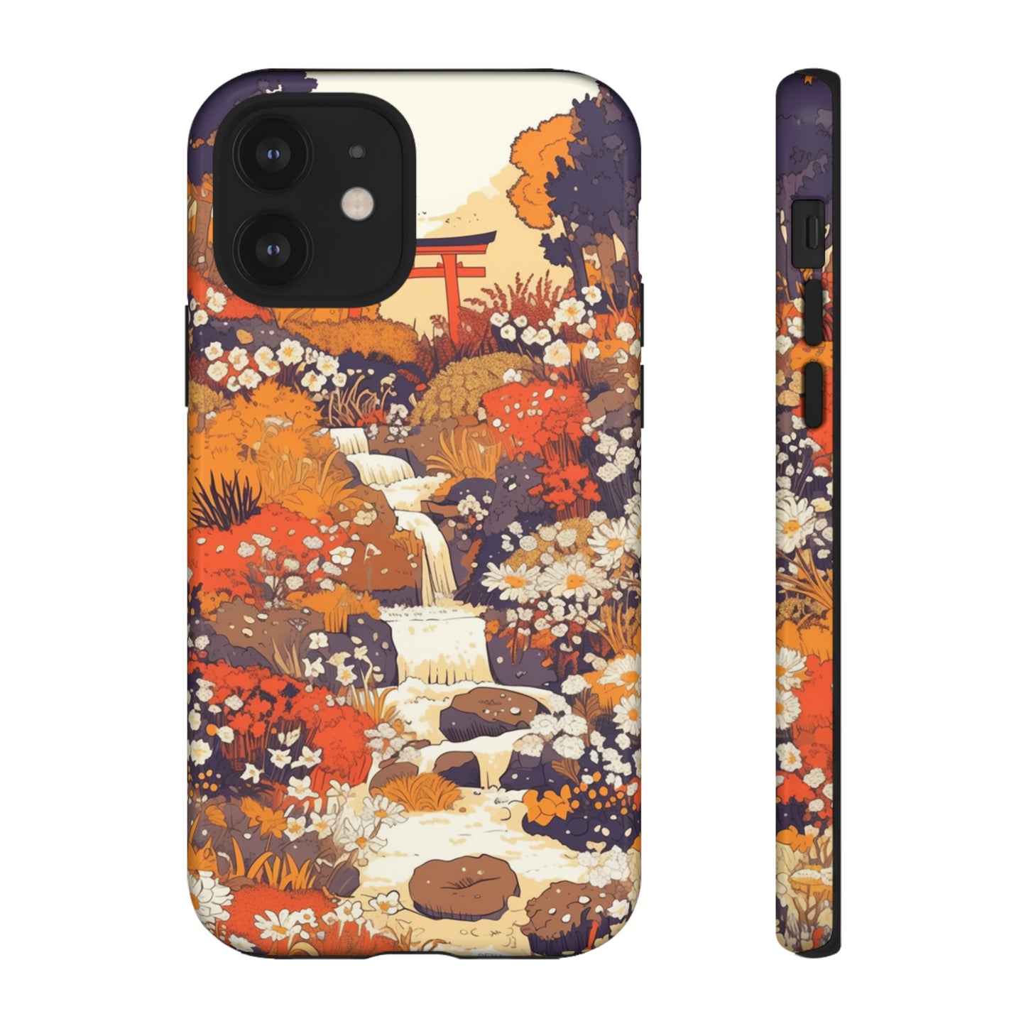 Rising Mountains & Rapid Rivers, Wildflower iPhone Case