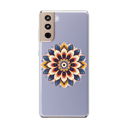 Amber Mandala | Clear iPhone Case / Samsung Case