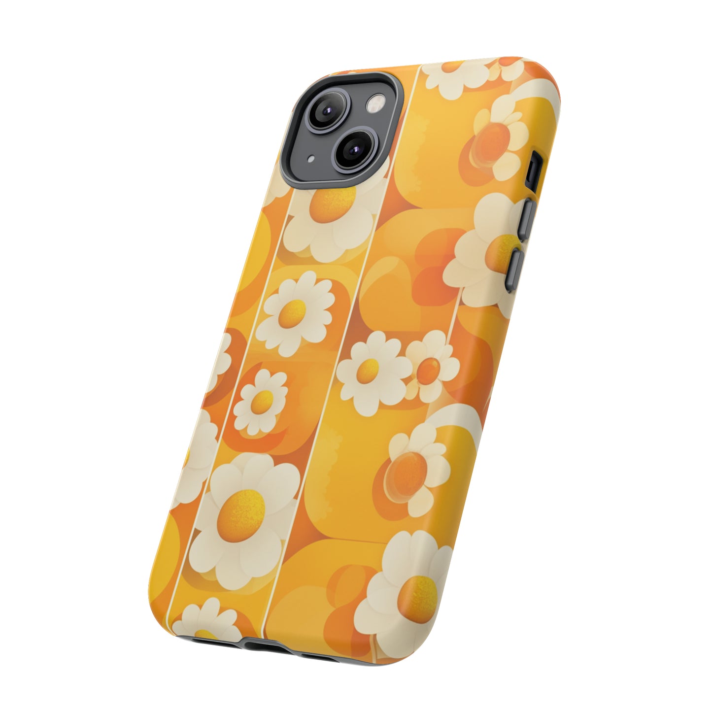 Yellow Floral Pattern Retro iPhone Case / Samsung Case