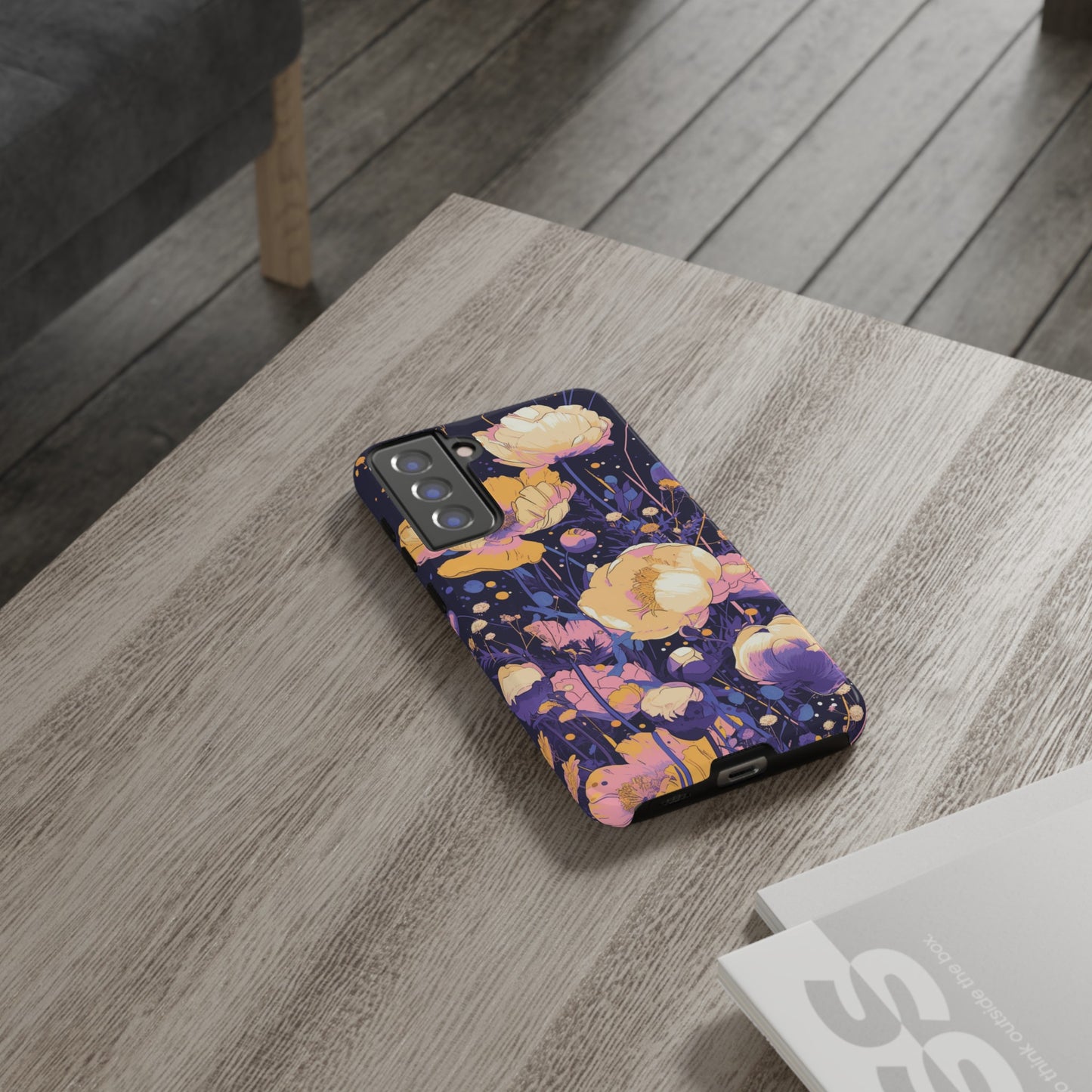 Night Cotton Flowers iPhone Case / Samsung Case