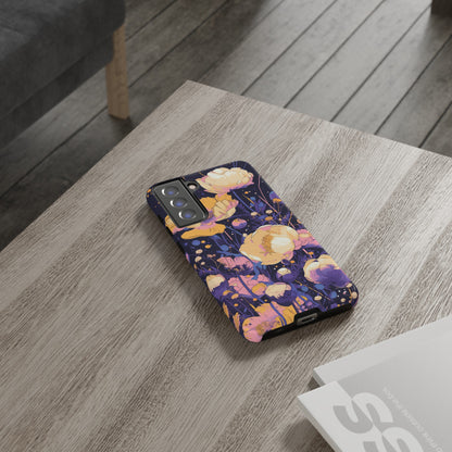 Night Cotton Flowers iPhone Case / Samsung Case