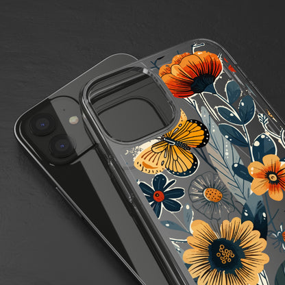 Summer Blooms Whimsical Garden | Clear iPhone Case / Samsung Case