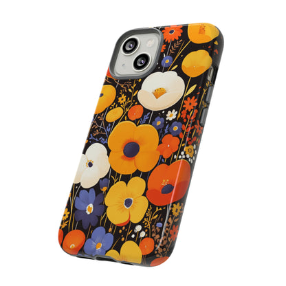 Retro Chaos, Wildflower iPhone Case / Samsung Case, Gift for Floral Lovers, Gift for Her