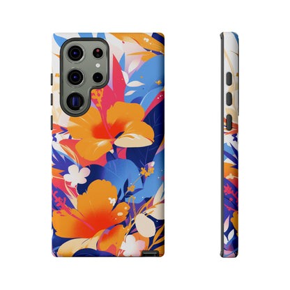 Vintage Abstract Flowers iPhone Case / Samsung Case