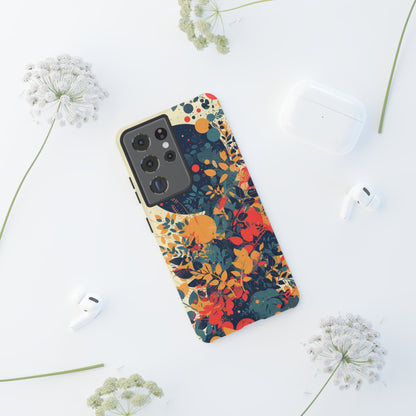 Retro Colorful Floral iPhone Case / Samsung Case