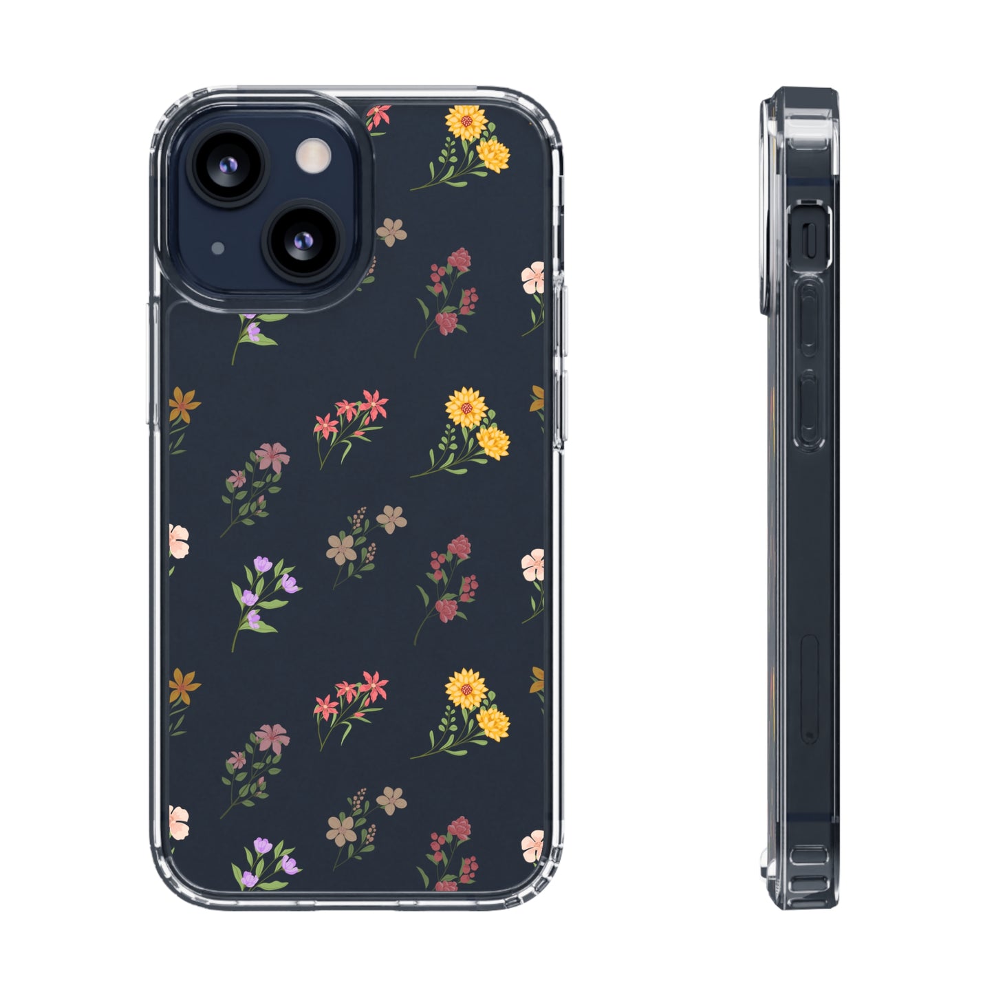 Floral Pattern | Clear iPhone Case / Samsung Case