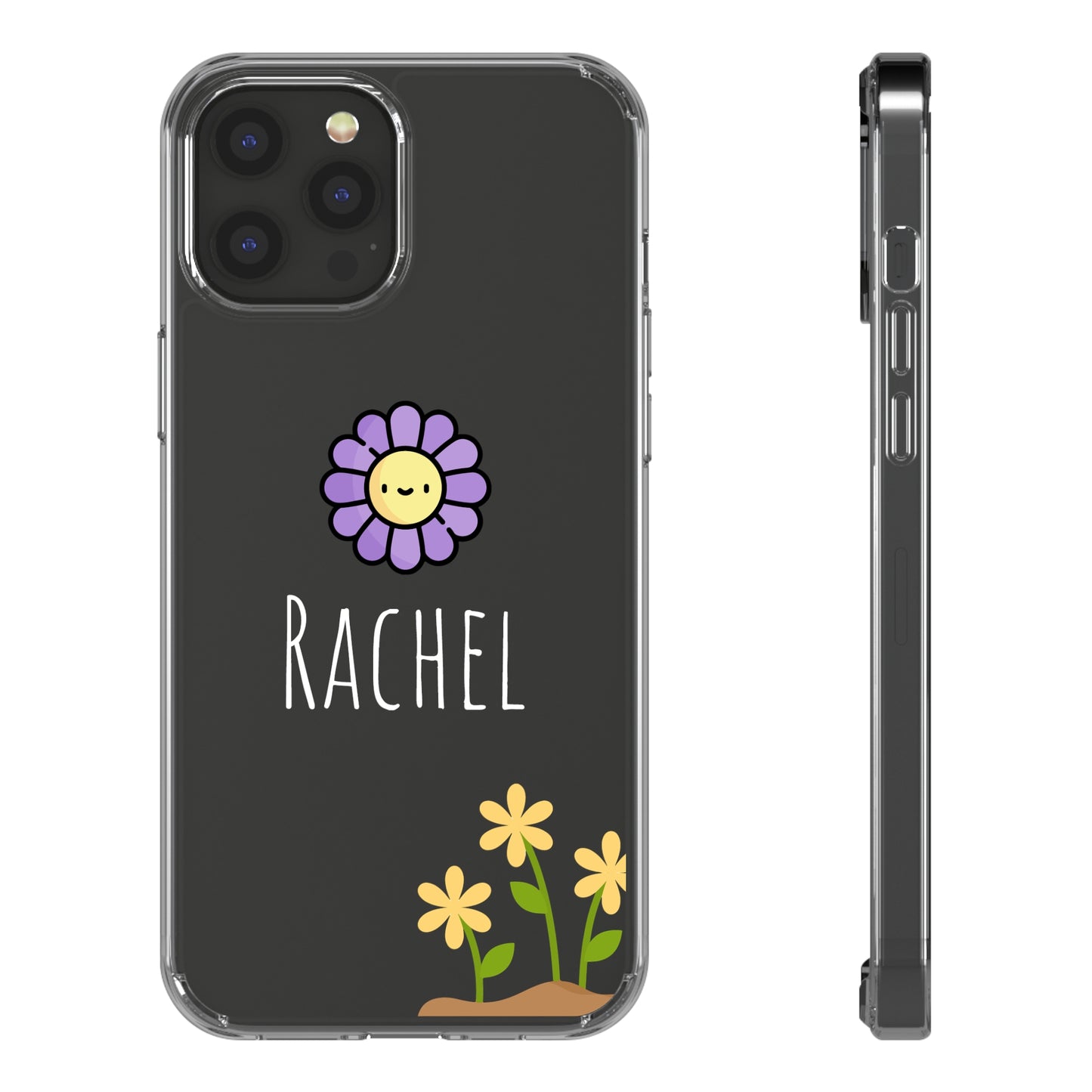 Cute Custom Flower | Clear iPhone Case / Samsung Case