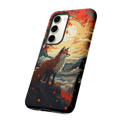 Japanese Wolf Aesthetic Phone Case