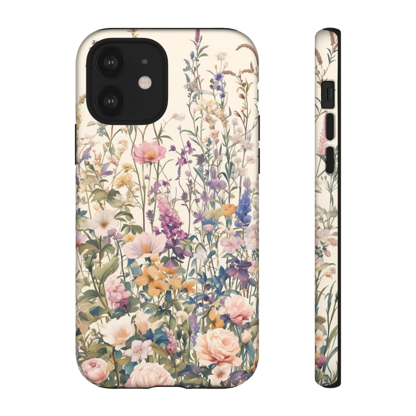 Tall Vintage Wildflowers iPhone Case / Samsung Case