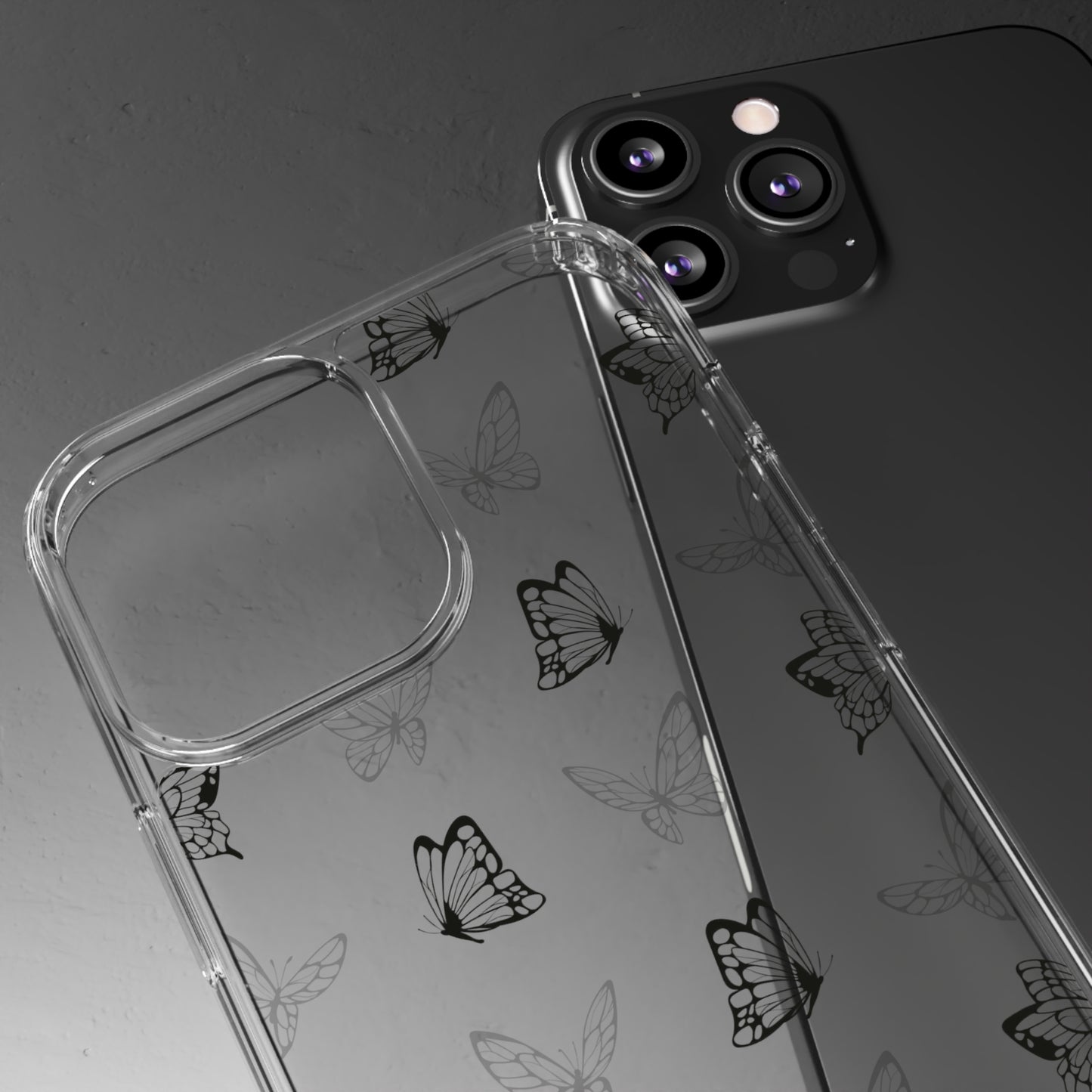 Thin Butterflies | Clear iPhone Case / Samsung Case