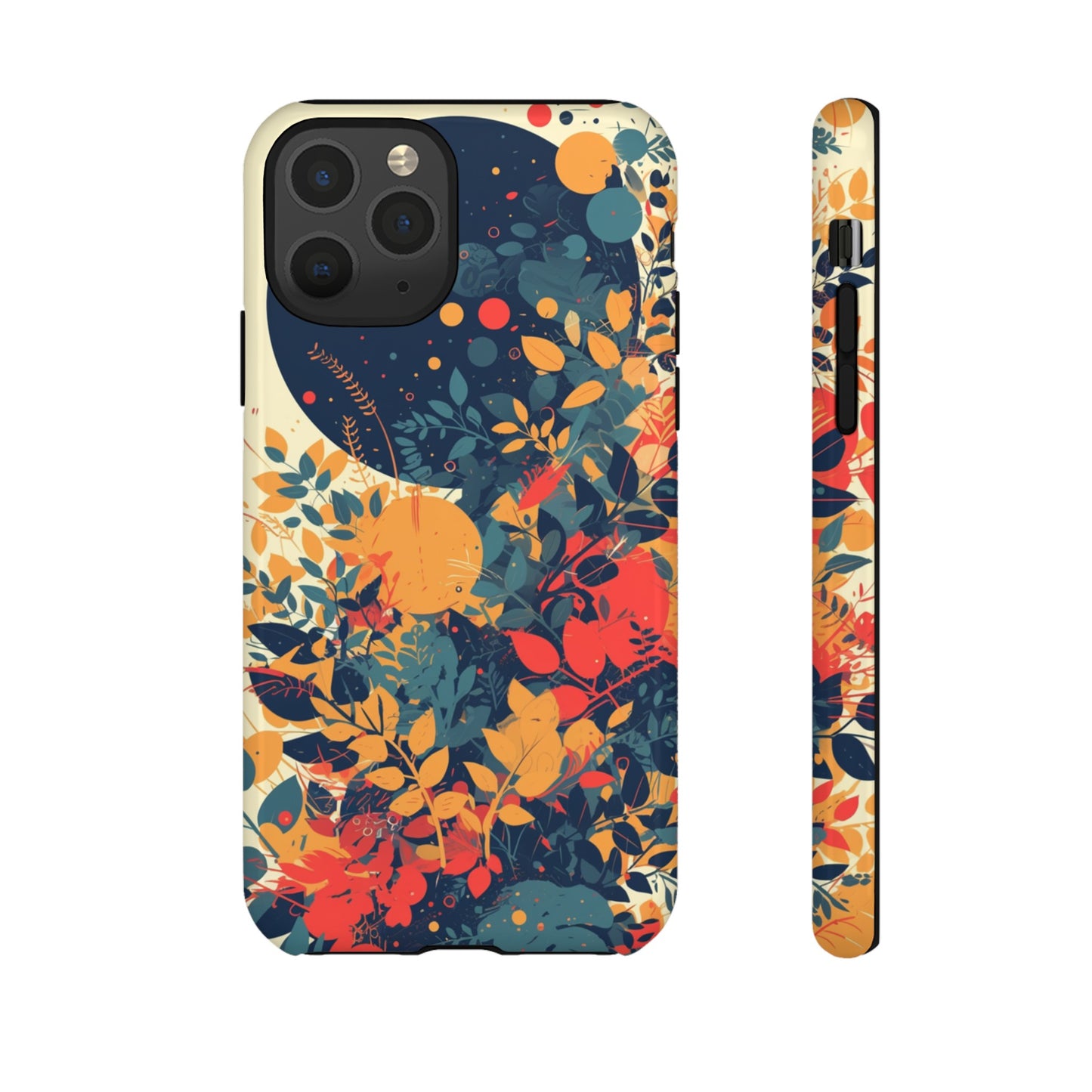 Retro Colorful Floral iPhone Case / Samsung Case