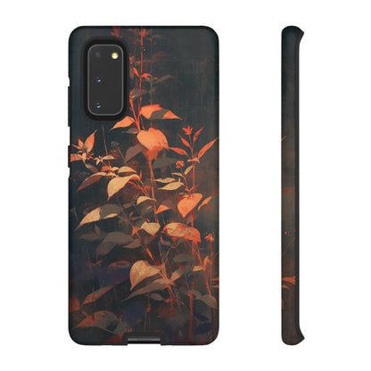 Black Blooms Wildflower iPhone Case