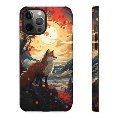 Japanese Wolf Aesthetic Phone Case