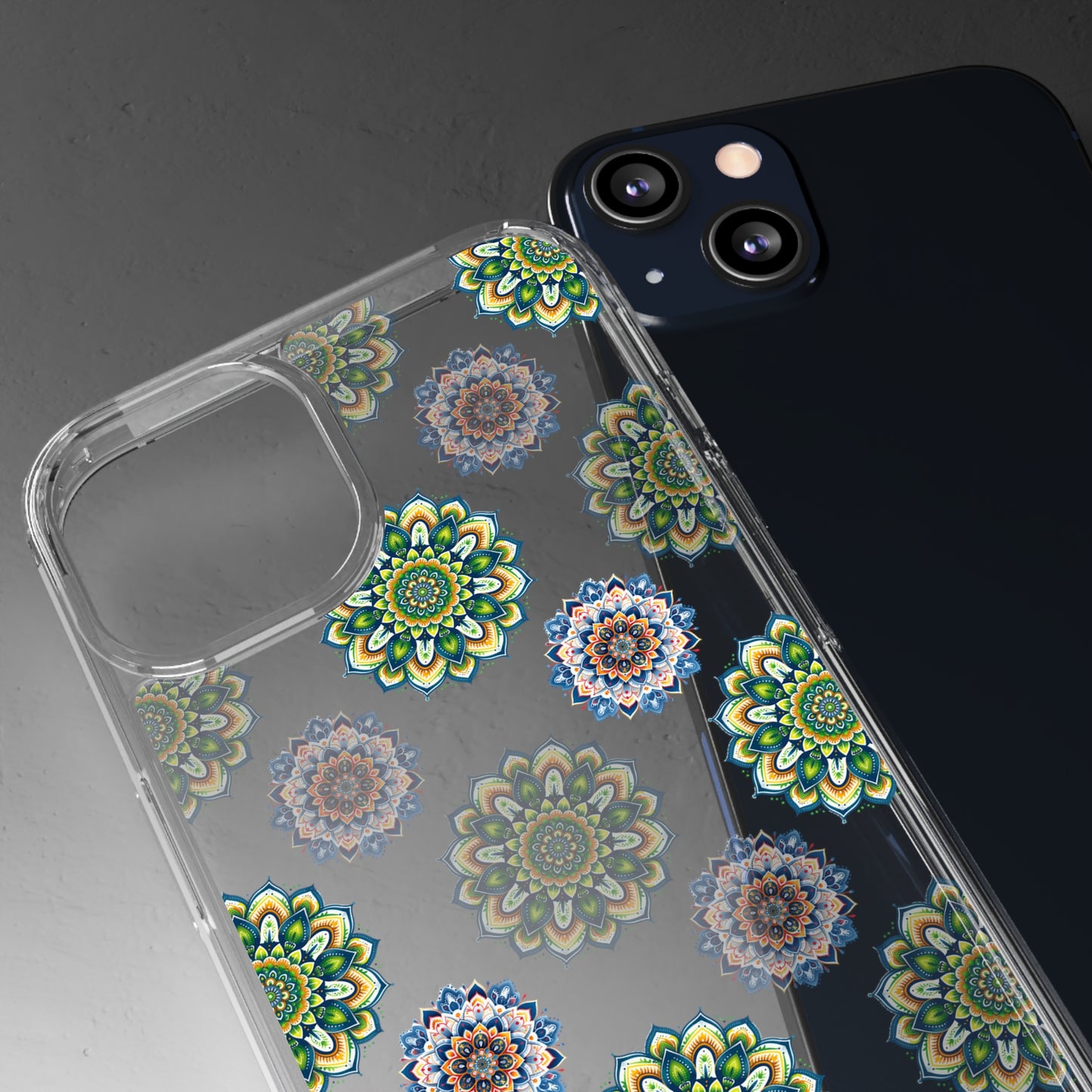 Lime Mandala Pattern | Clear iPhone Case / Samsung Case